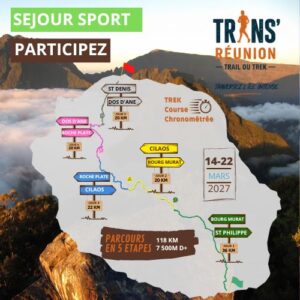 Trail par étapes à la Réunion