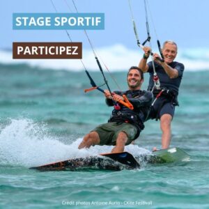 ckite camp avec Antoine Auriol Champion du monde de kitesurf