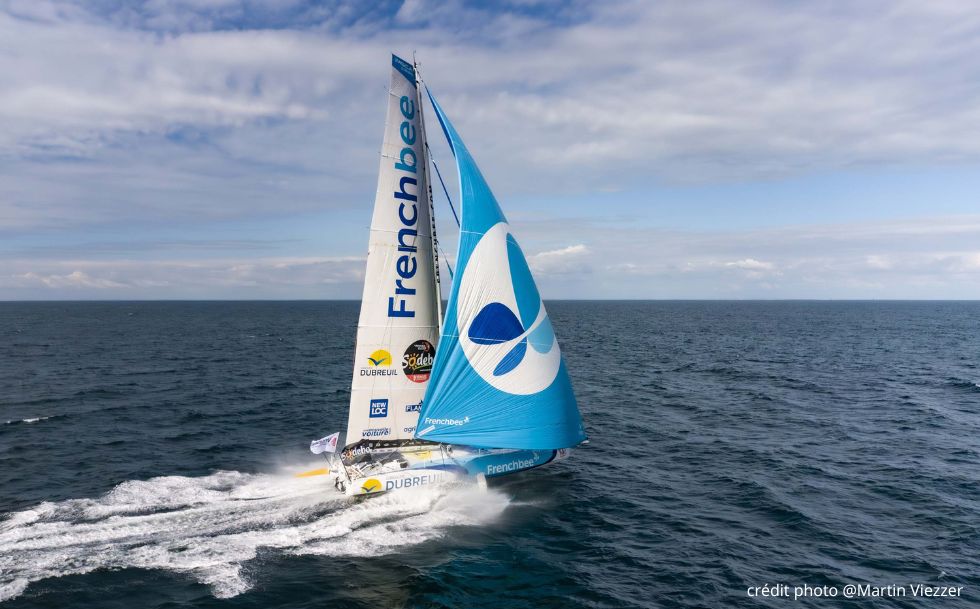 Vendee Globe<br />
Bateau  French bee Air Caraïbes<br />
Sébastien Simon 